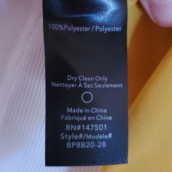 Le Gali Merita Yellow Halter Tank Top XS - Picture 6 of 6